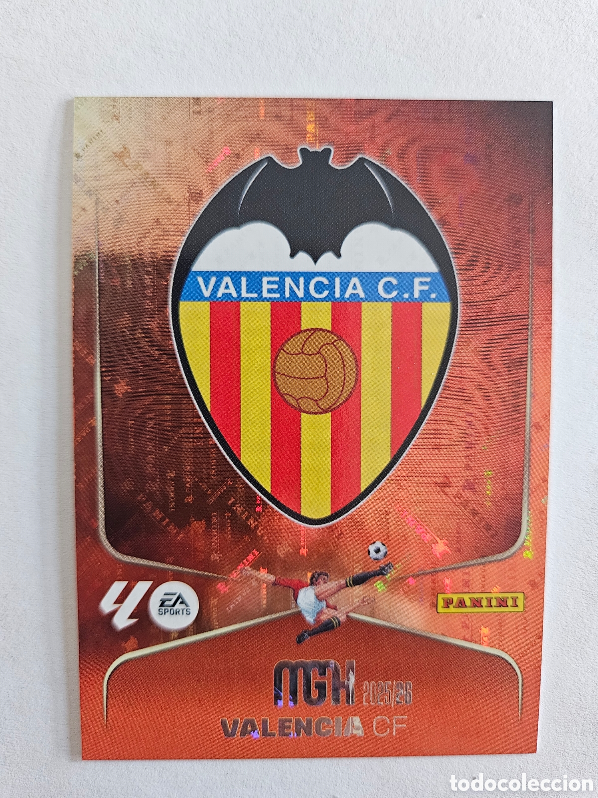 Cromos de f&uacute;tbol: 343 ESCUDO - VALENCIA - MEGACRACKS 2025-26 - MGK 25/26 (NUEVO)