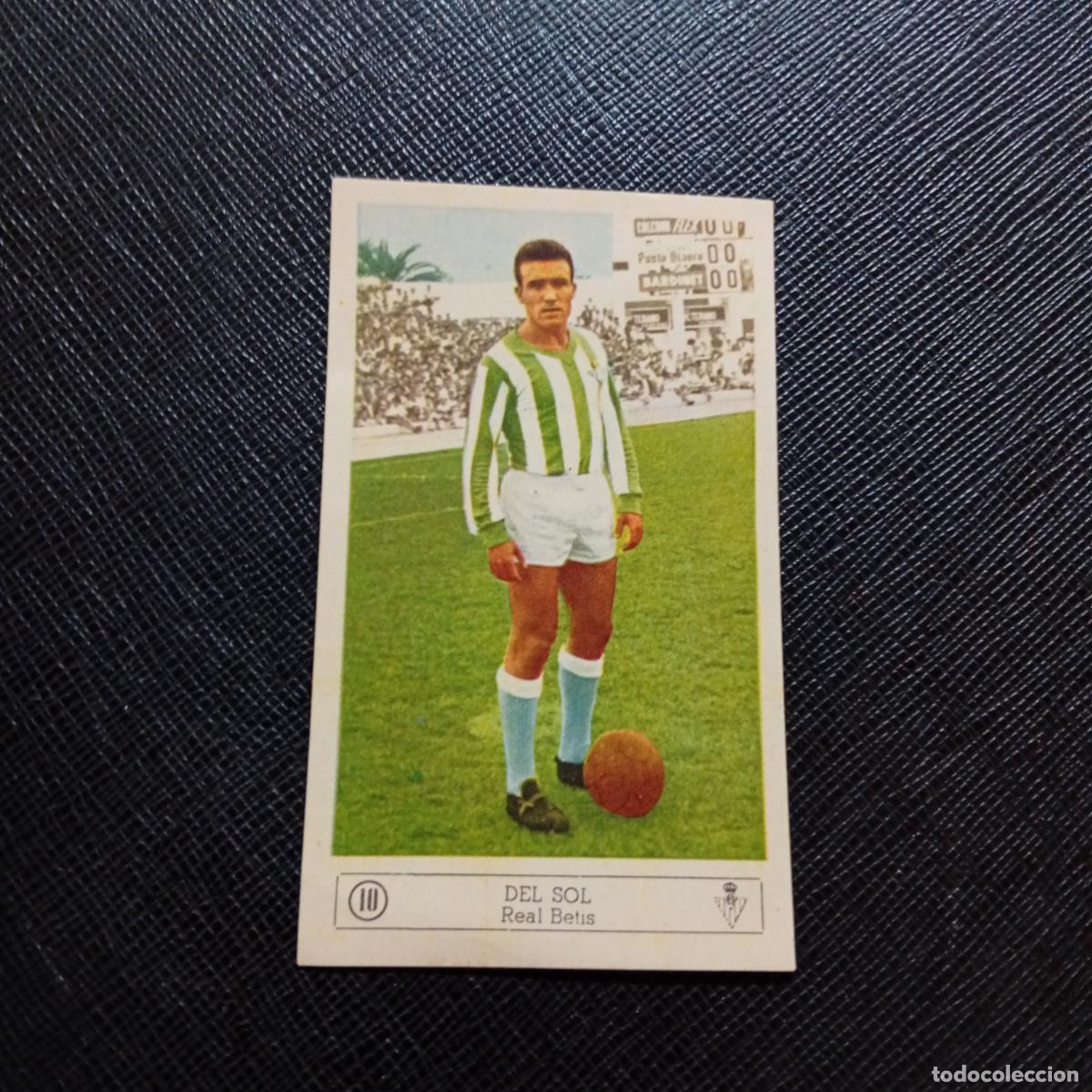 Cromos de f&uacute;tbol: 10 DEL SOL REAL BETIS FERCA 1959 1960 CROMO FUTBOL LIGA 59 60 - SIN PEGAR - A7 PG280