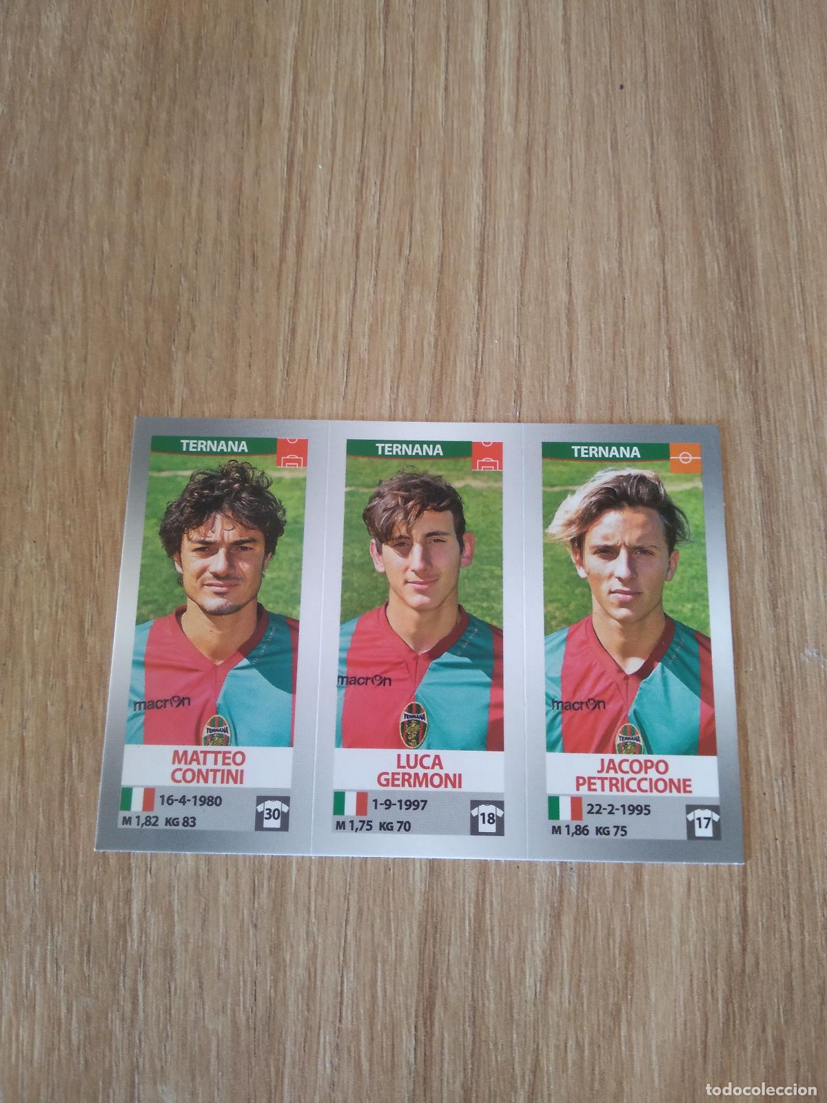 Cromos de f&uacute;tbol: 720 CONTINI GERMONI PETRICCIONE TERNANA CROMO FUTBOL PANINI LIGA ITALIA 16-17 CALCIATORI 2016-2017