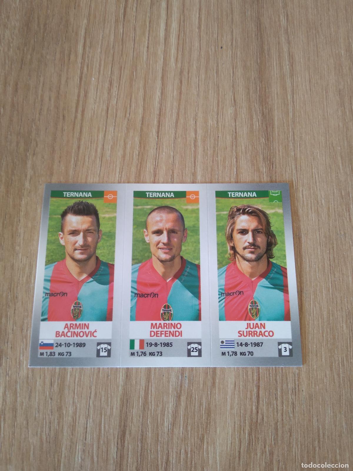 Cromos de f&uacute;tbol: 722 BACINOVIC DEFENDI SURRACO TERNANA CROMO FUTBOL PANINI LIGA ITALIA 16-17 CALCIATORI 2016-2017