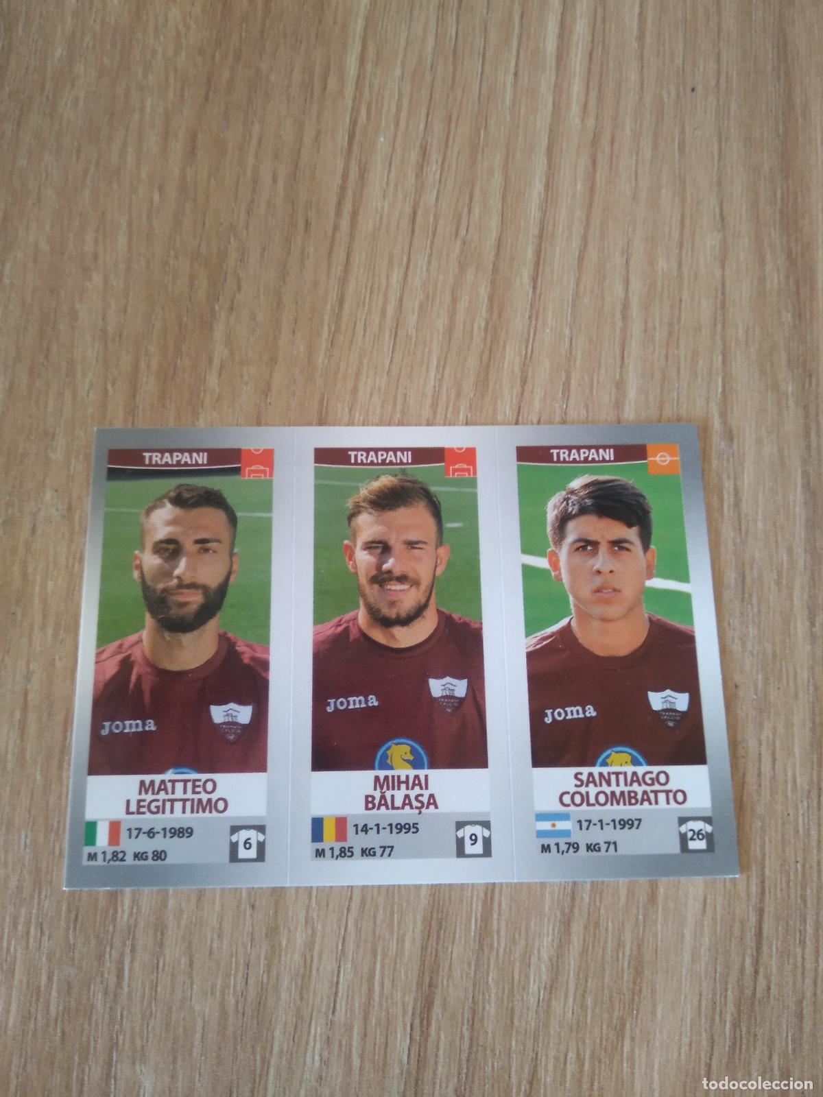 Cromos de f&uacute;tbol: 727 LEGITTIMO BALASA COLOMBATTO TRAPANI CROMO FUTBOL PANINI LIGA ITALIA 16-17 CALCIATORI 2016-2017