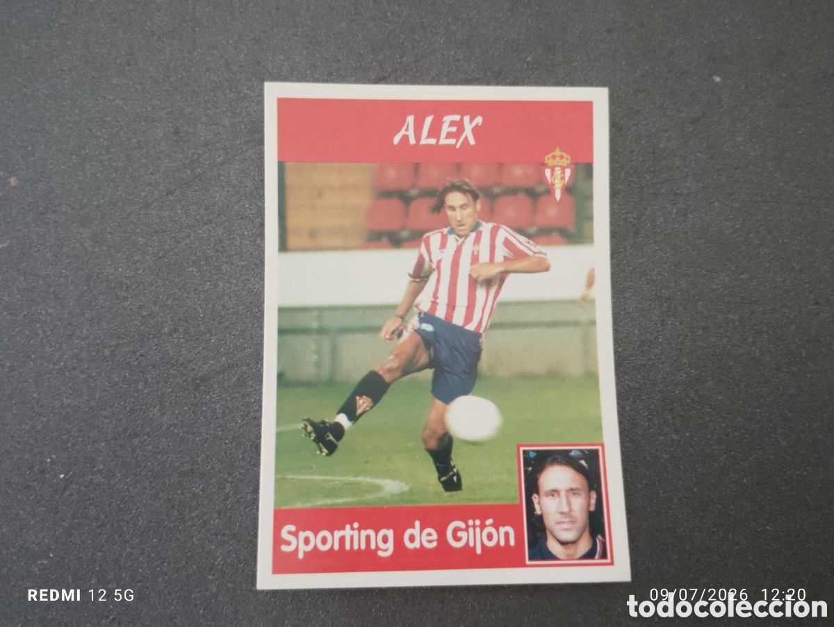 Cromos de f&uacute;tbol: Panini 97 98 Fichaje Alex Sporting