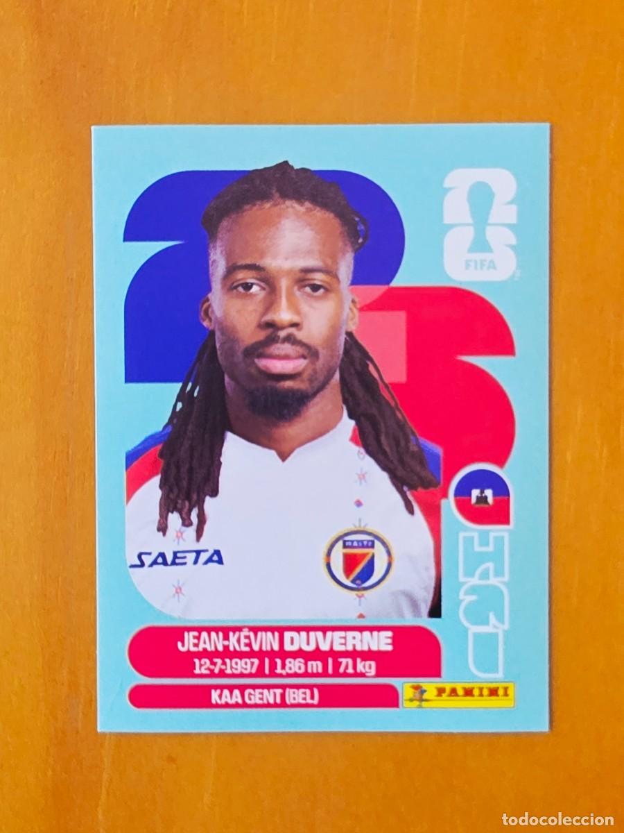 Cromos de f&uacute;tbol: HAI 5 Jean-K&eacute;vin Duverne, Hait&iacute;, Panini FIFA World Cup Mundial 2026 Sticker