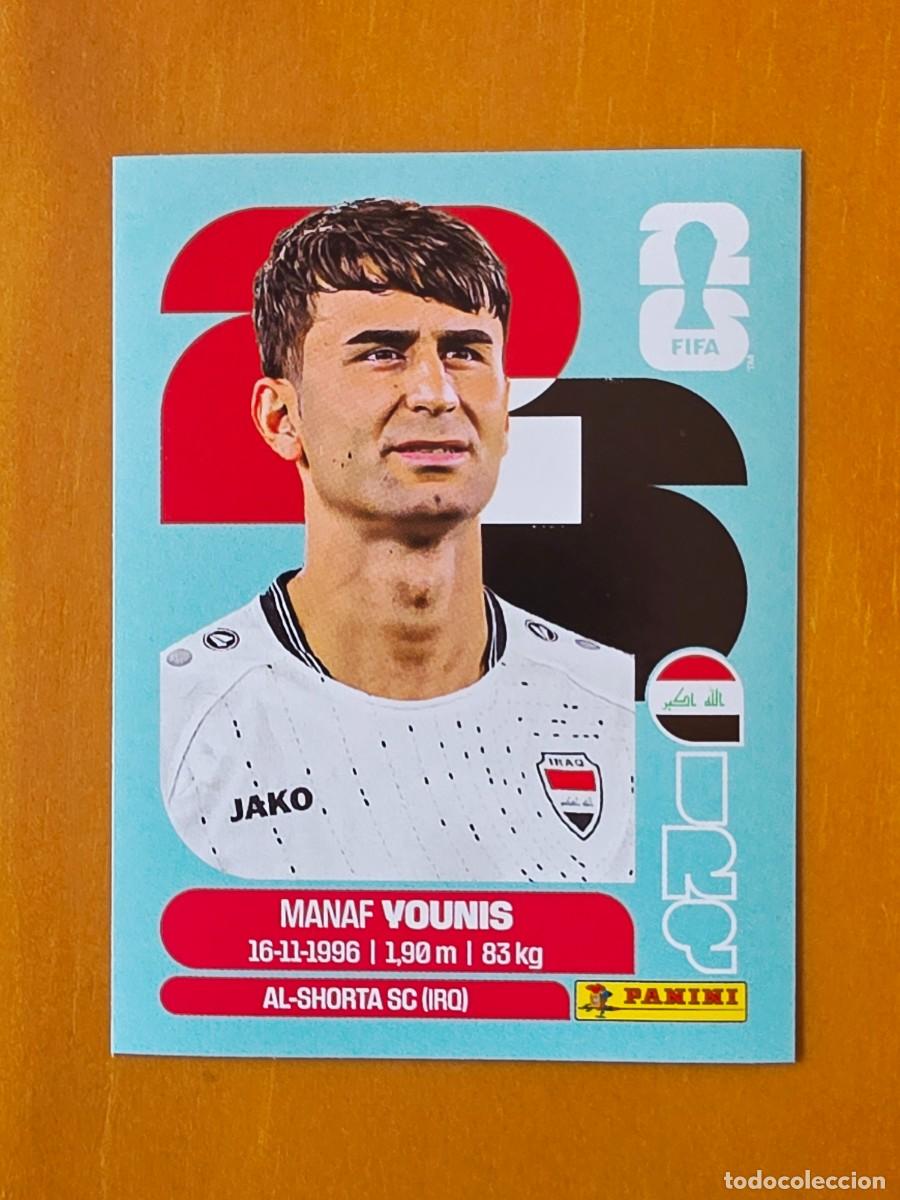 Cromos de f&uacute;tbol: IRQ 8 Manaf Younis, Iraq Irak, Panini FIFA World Cup Mundial 2026 Sticker