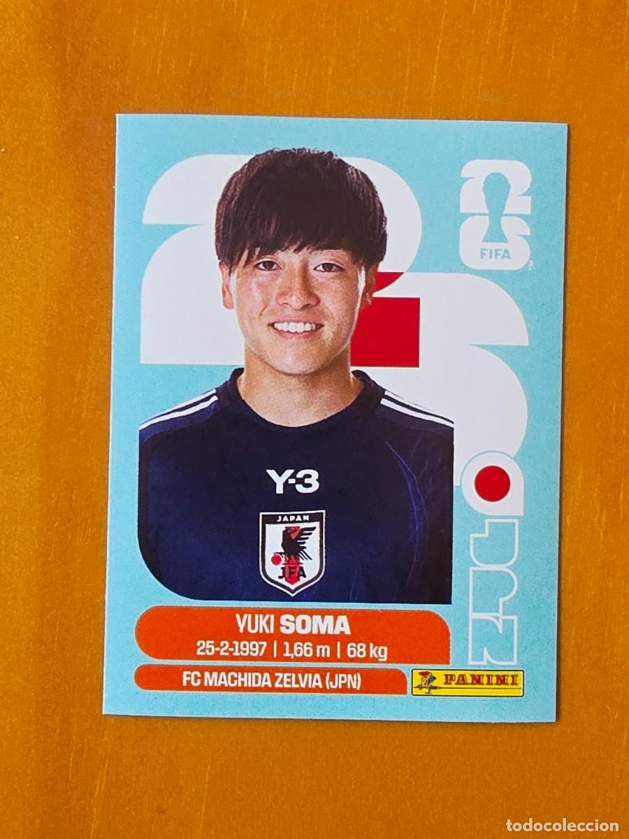 Cromos de f&uacute;tbol: JPN 9 Yuki Soma, Jap&oacute;n, Panini FIFA World Cup Mundial 2026 Sticker