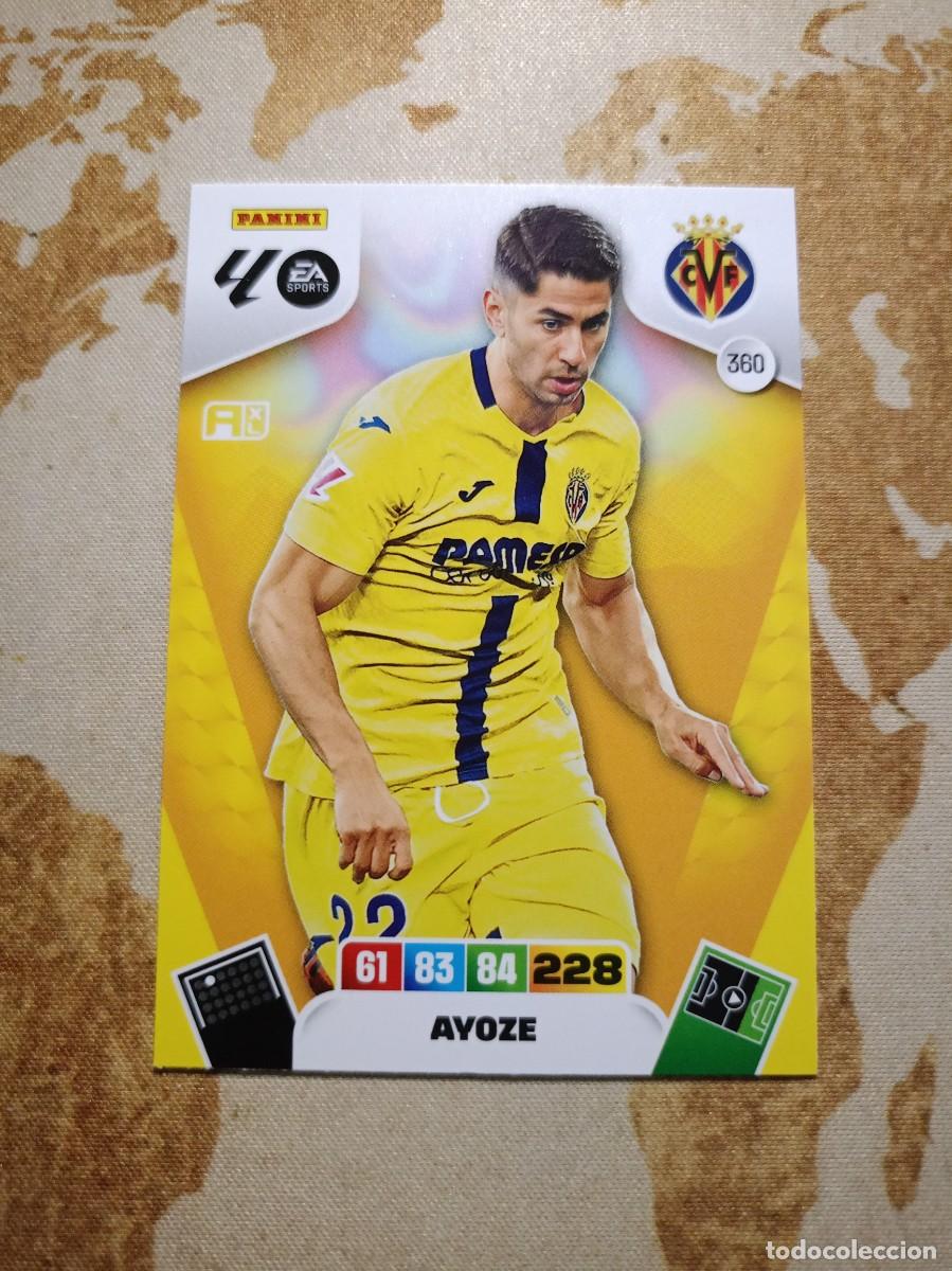 Cromos de f&uacute;tbol: Villarreal 360 AYOZE Adrenalyn 2025-26