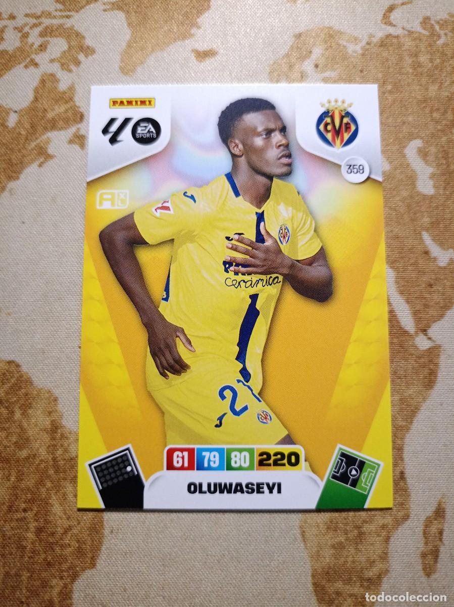 Cromos de f&uacute;tbol: Villarreal 359 OLUWASEVI Adrenalyn 2025-26