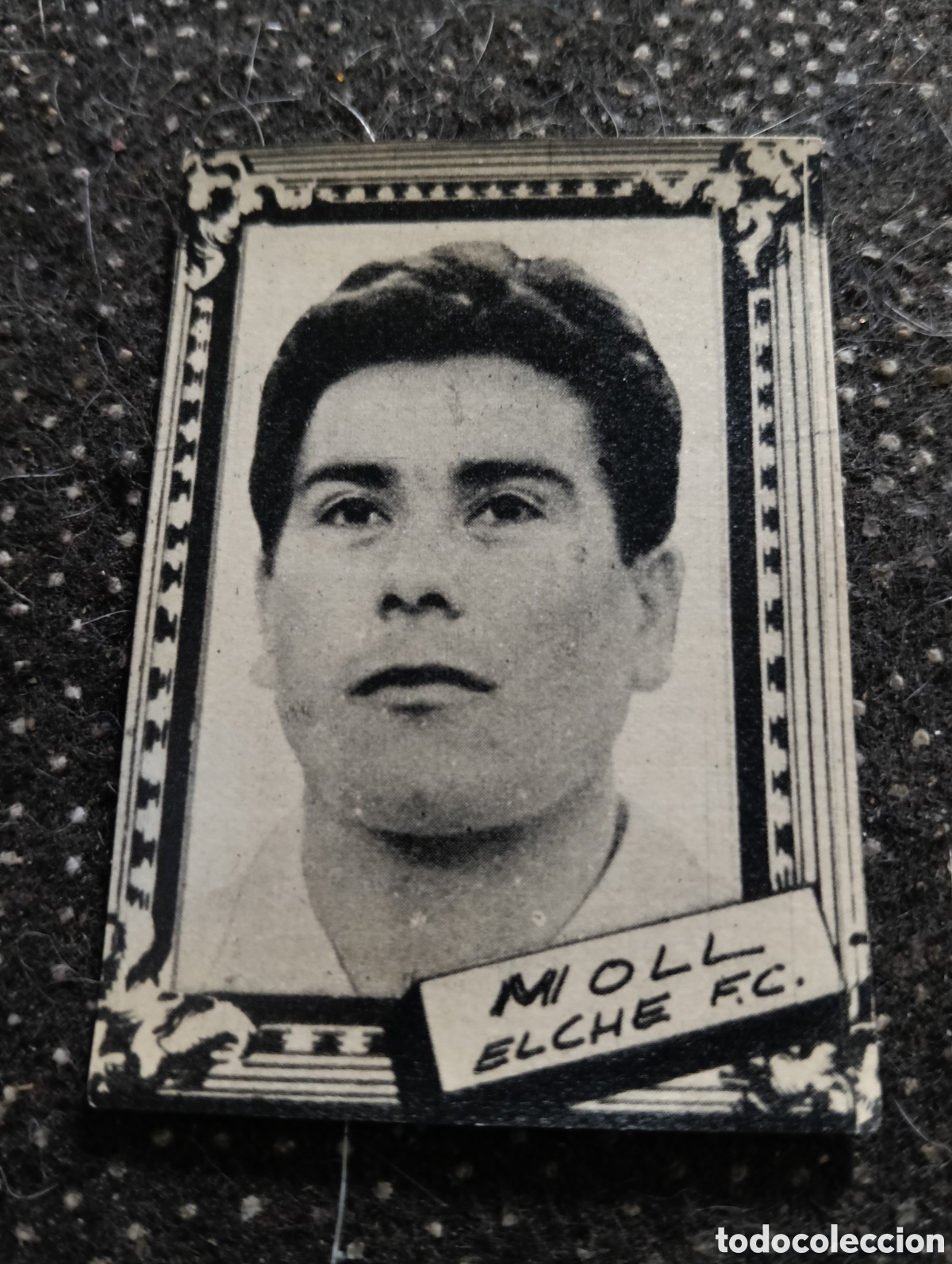 Cromos de f&uacute;tbol: MOLL - ELCHE CLUB DE F&Uacute;TBOL- CROMO LIGA 1959 1960 - ALBUM FHER DISGRA, sin pegar, en muy buen estado