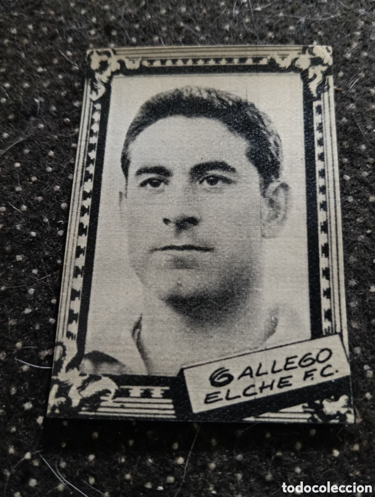 Cromos de f&uacute;tbol: GALLEGO - ELCHE CLUB DE F&Uacute;TBOL- CROMO LIGA 1959 1960 - ALBUM FHER DISGRA, sin pegar, en muy buen est