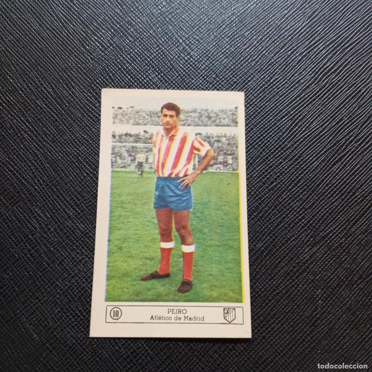 Cartes &agrave; collectionner de Football: 10 PEIRO AT MADRID FERCA 1959 1960 CROMO FUTBOL LIGA 59 60 - SIN PEGAR - A7 PG361