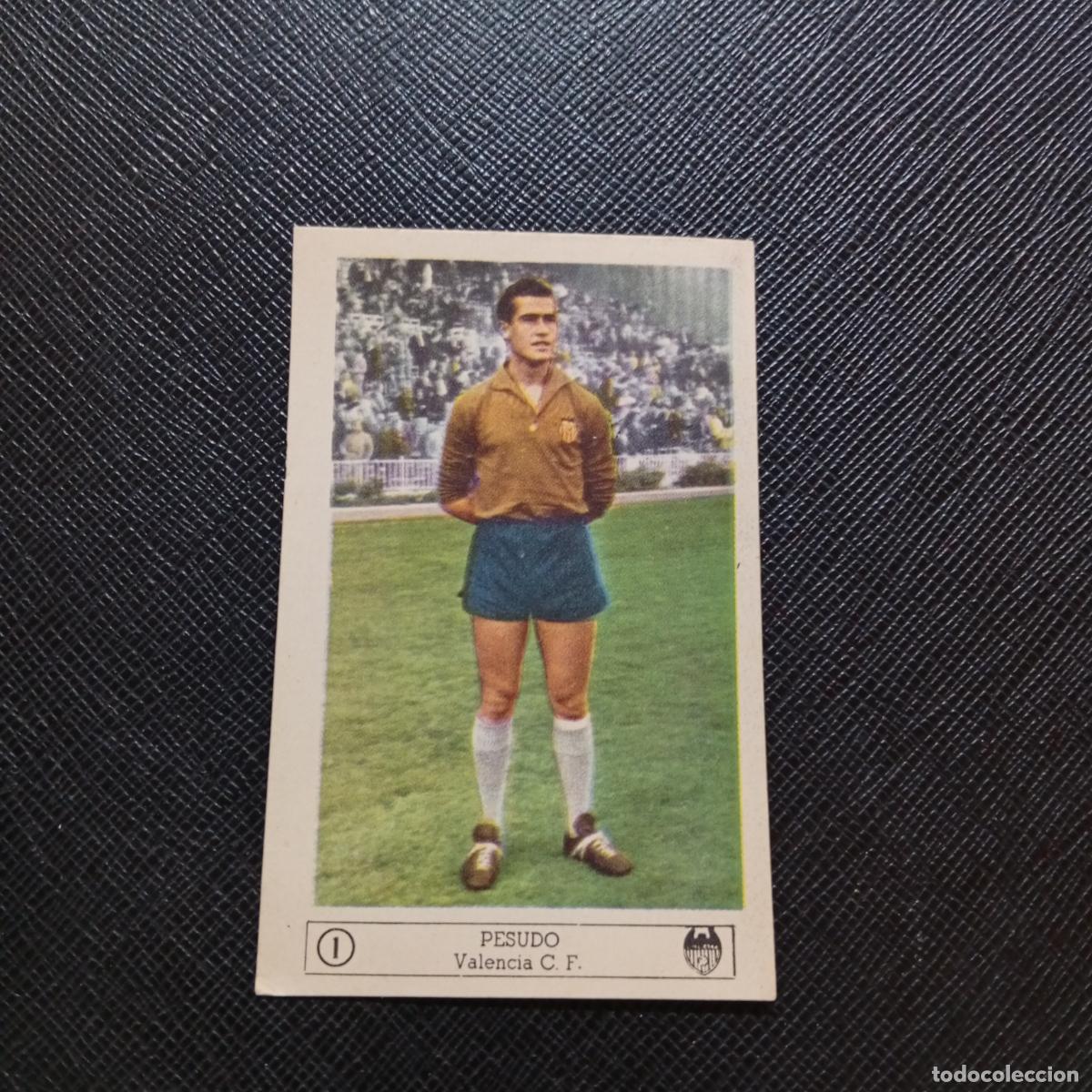 Cromos de f&uacute;tbol: 1 PESUDO VALENCIA FERCA 1959 1960 CROMO FUTBOL LIGA 59 60 - SIN PEGAR - A7 PG415