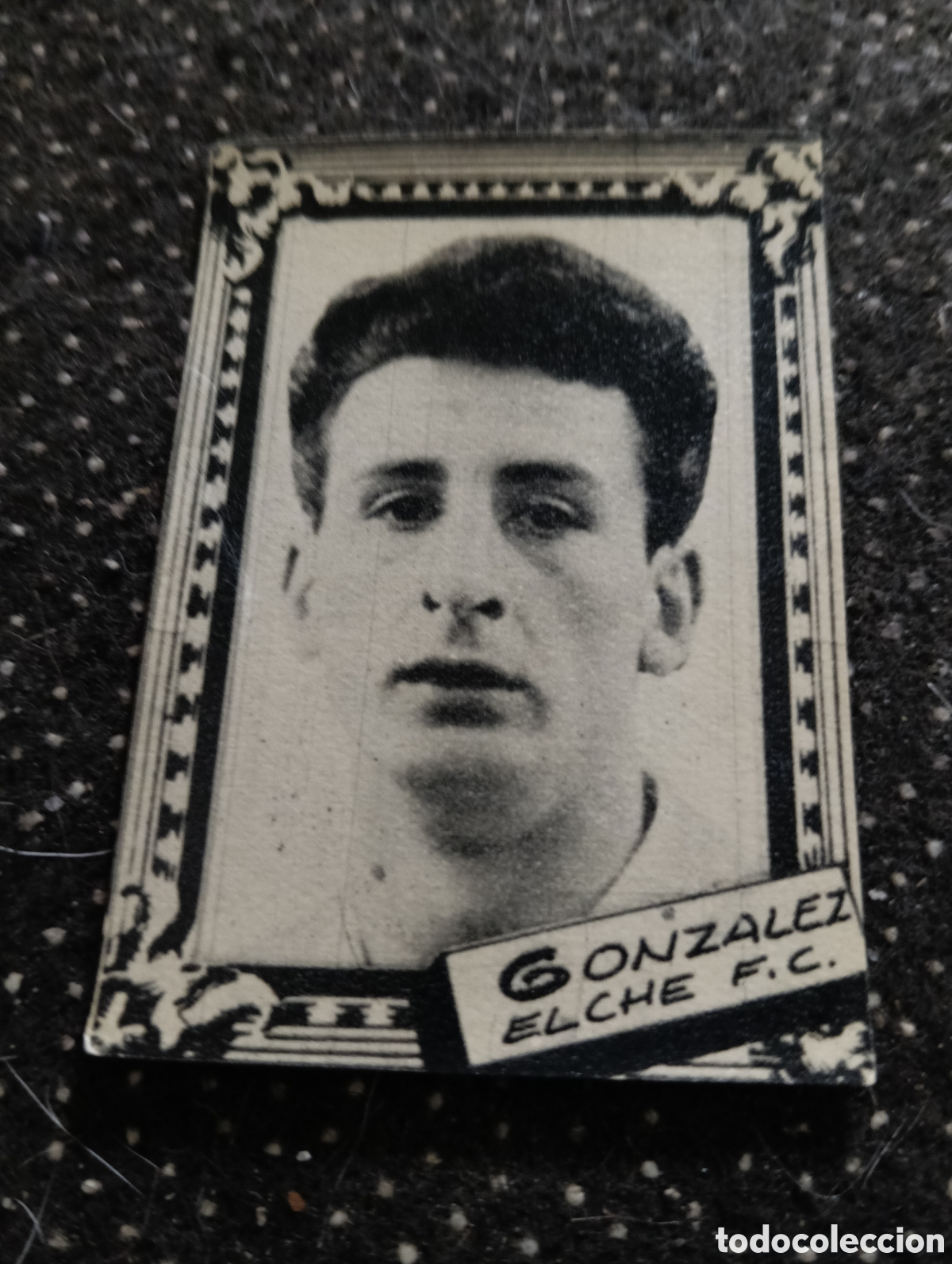 Cromos de f&uacute;tbol: GONZALEZ - ELCHE CLUB DE F&Uacute;TBOL- CROMO LIGA 1959 1960 - ALBUM FHER DISGRA, sin pegar, en muy buen es