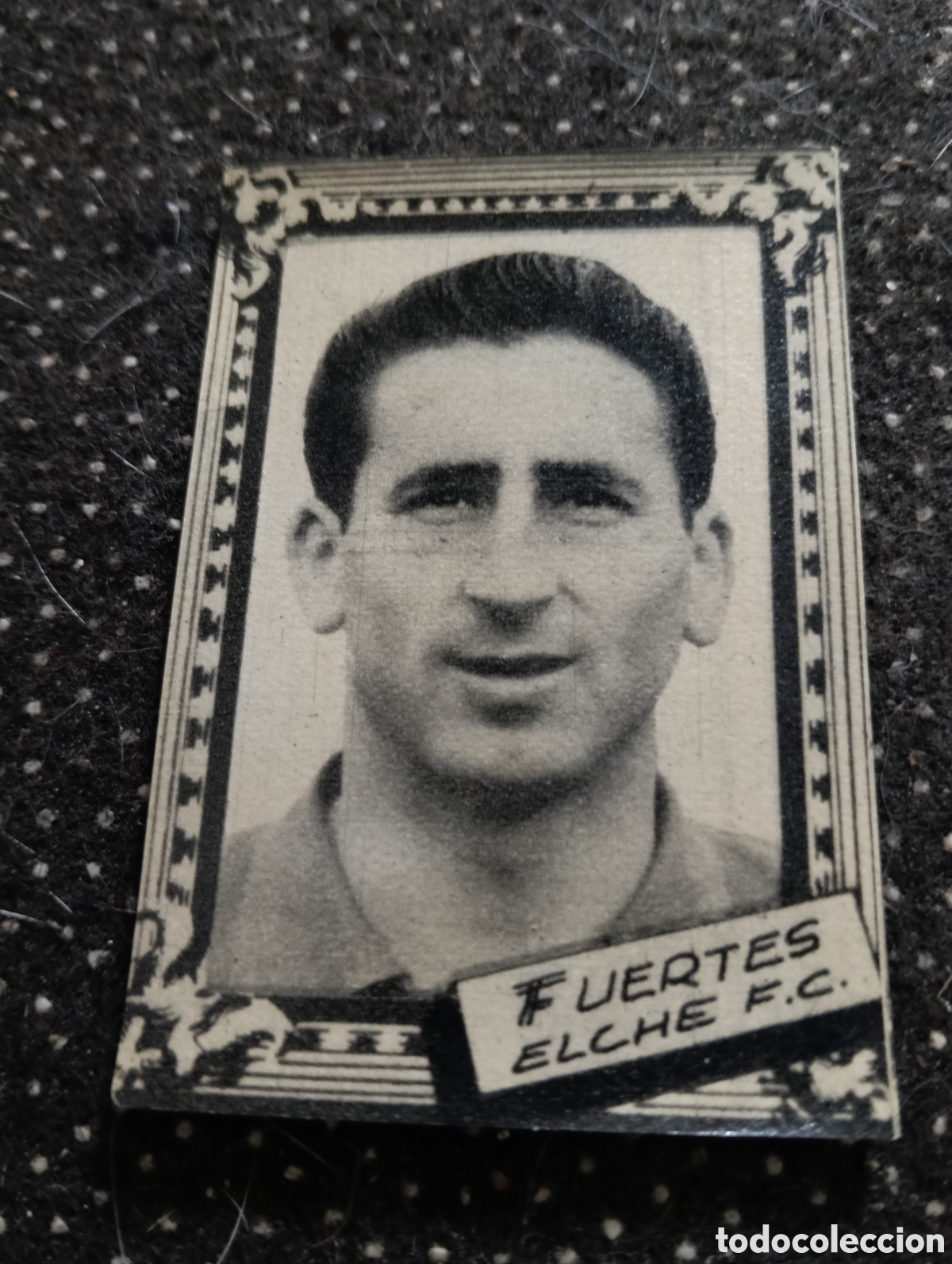 Cromos de f&uacute;tbol: FUERTES - ELCHE CLUB DE F&Uacute;TBOL- CROMO LIGA 1959 1960 - ALBUM FHER DISGRA, sin pegar, en muy buen est
