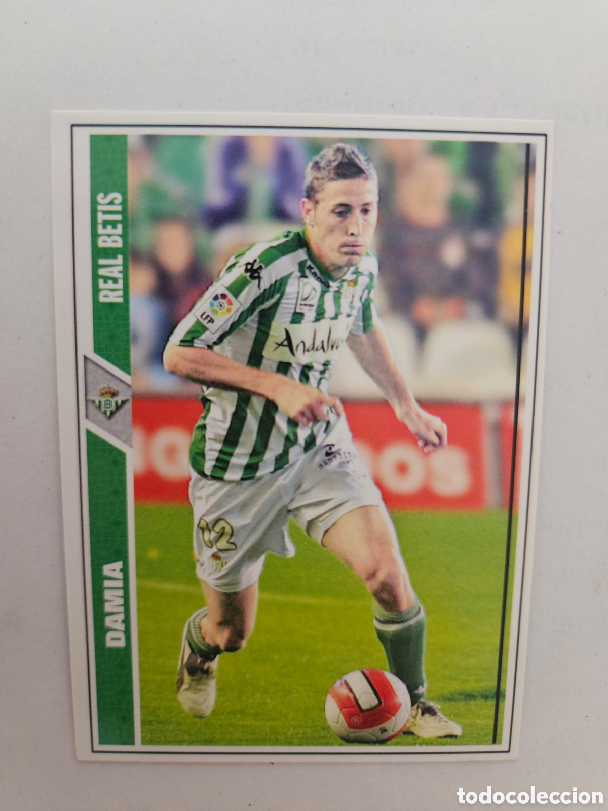 Cromos de f&uacute;tbol: F&Uacute;TBOL CROMO N&ordm; 643 DAMIA REAL BETIS MUNDICROMO 2007 2008
