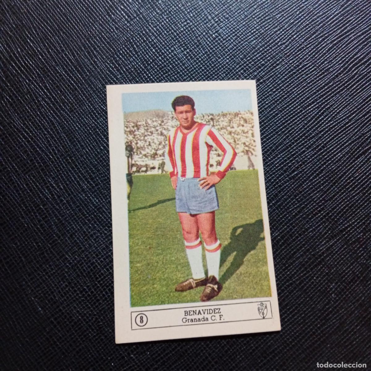 Cromos de f&uacute;tbol: 8 BENAVIDEZ GRANADA FERCA 1959 1960 CROMO FUTBOL LIGA 59 60 - SIN PEGAR - A7 PG469