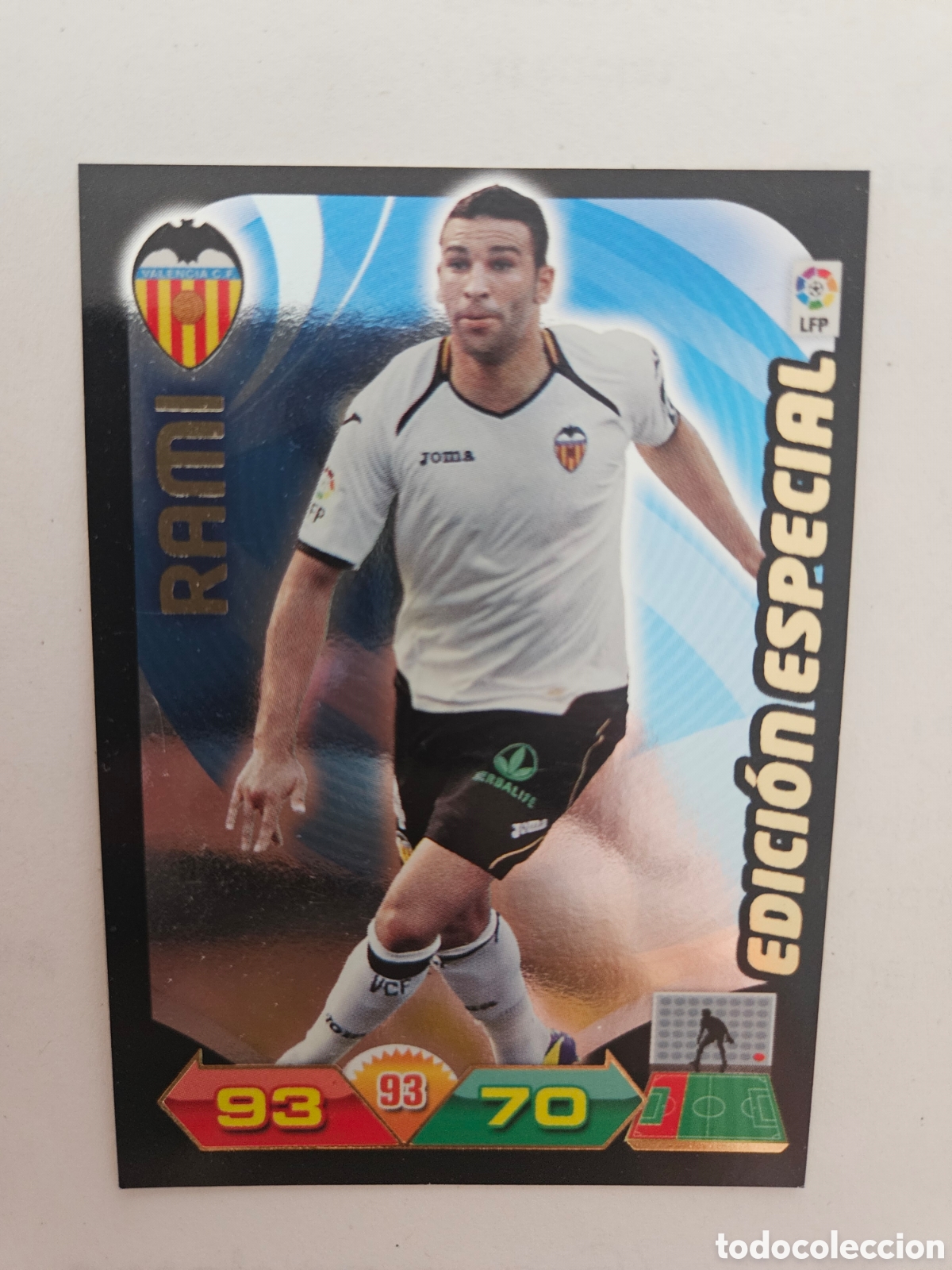 Cromos de f&uacute;tbol: Cromo futbol RAMI (Valencia) EDICION ESPECIAL Trading card LIGA BBVA Adrenalyn XL 2011 2012 Panini