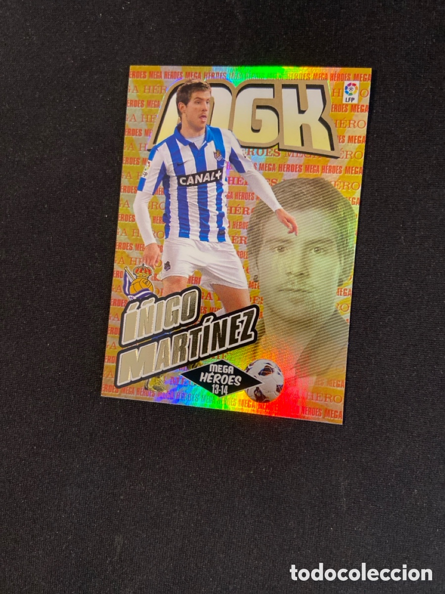 Cromos de f&uacute;tbol: I&Ntilde;IGO MARTINEZ 370 MEGA HEROES