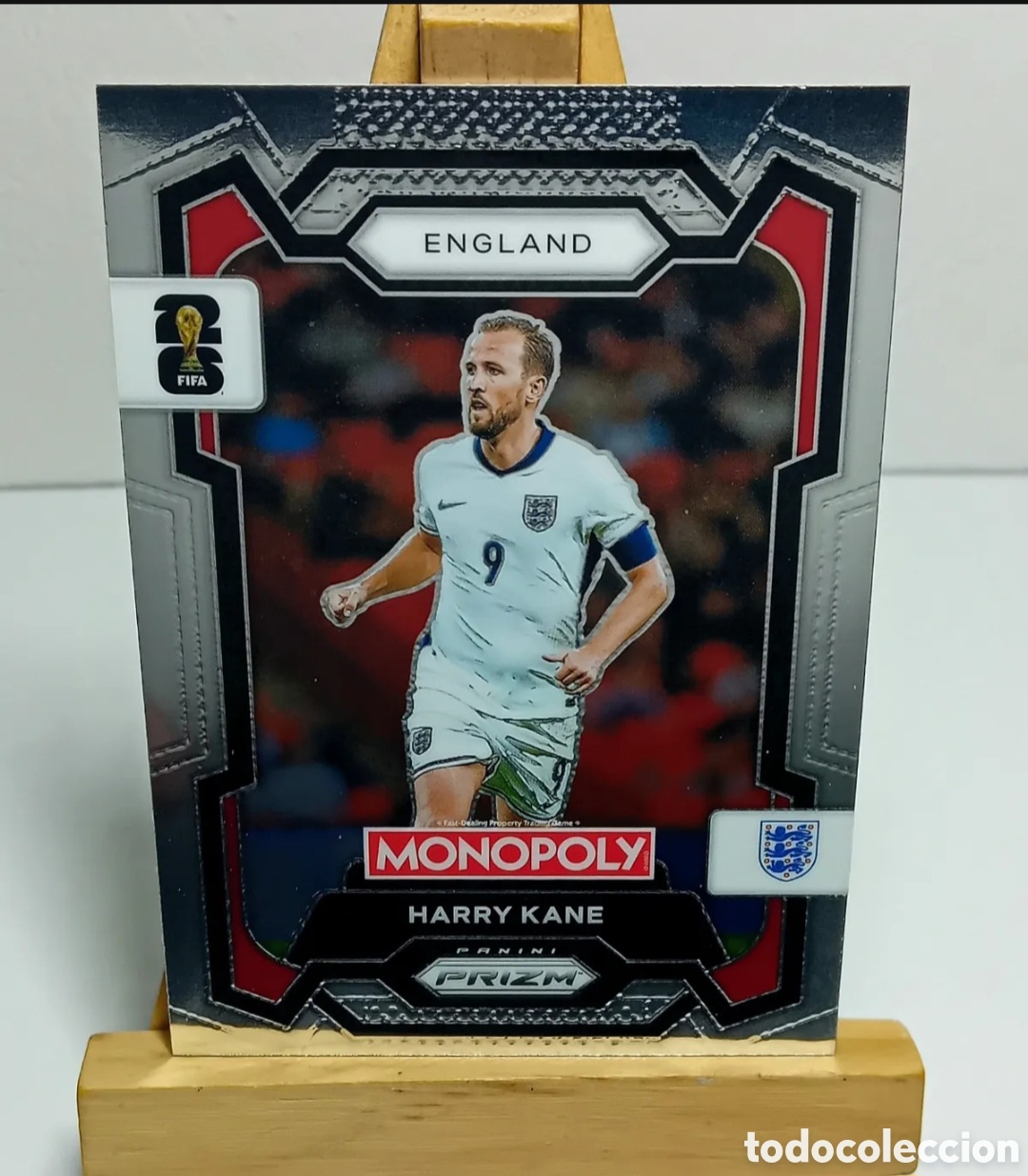 Cromos de f&uacute;tbol: HARRY KANE 2026 INGLATERRA MONOPOLY PRIZM PANINI.