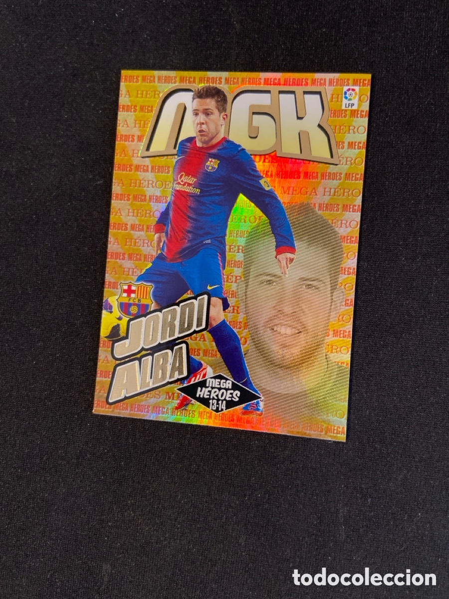Cromos de f&uacute;tbol: JORDI ALBA 373 ESTRELLAS (BARCELONA)