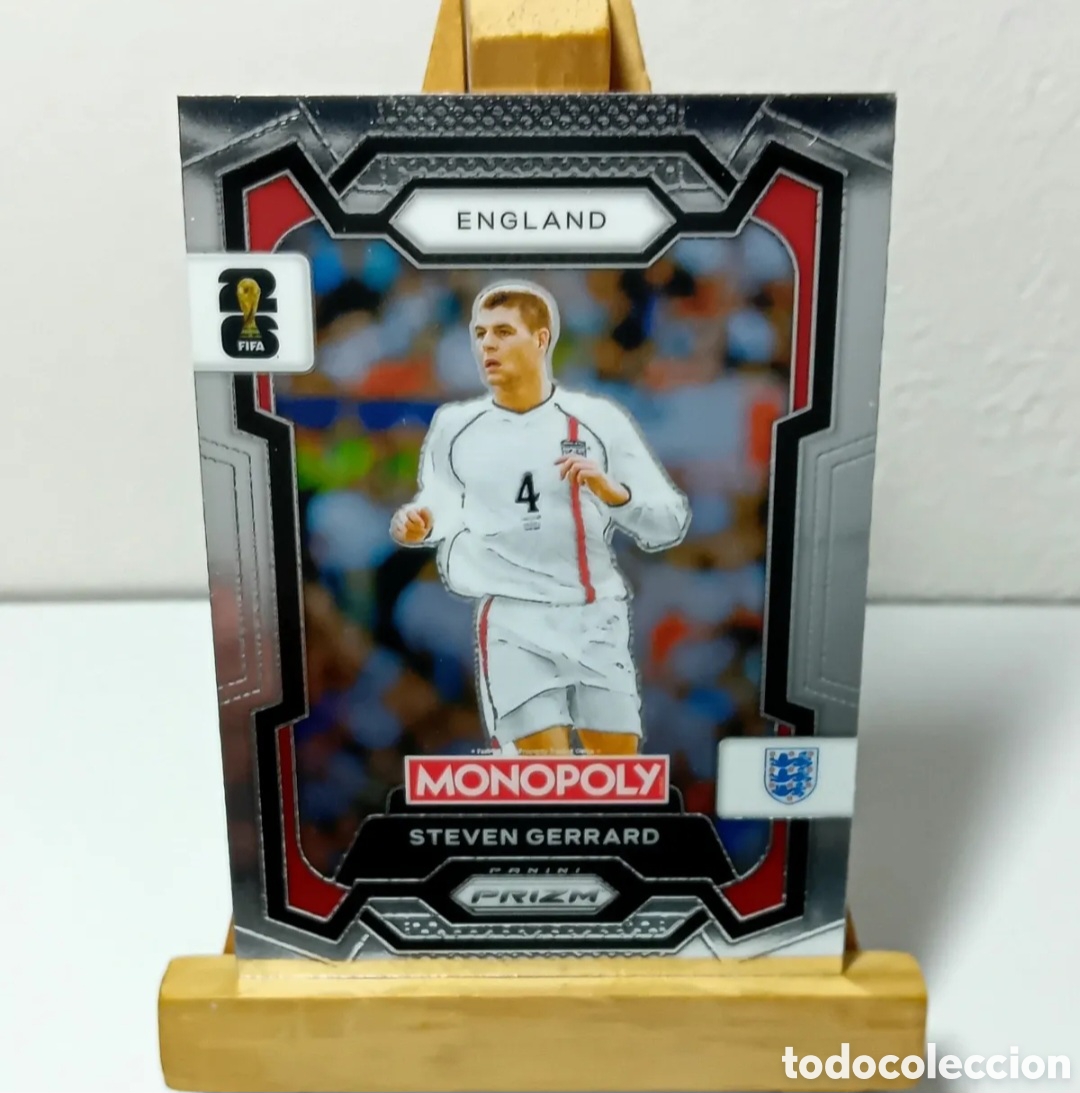 Cromos de f&uacute;tbol: STEVEN GERRARD 2026 INGLATERRA MONOPOLY PRIZM PANINI.