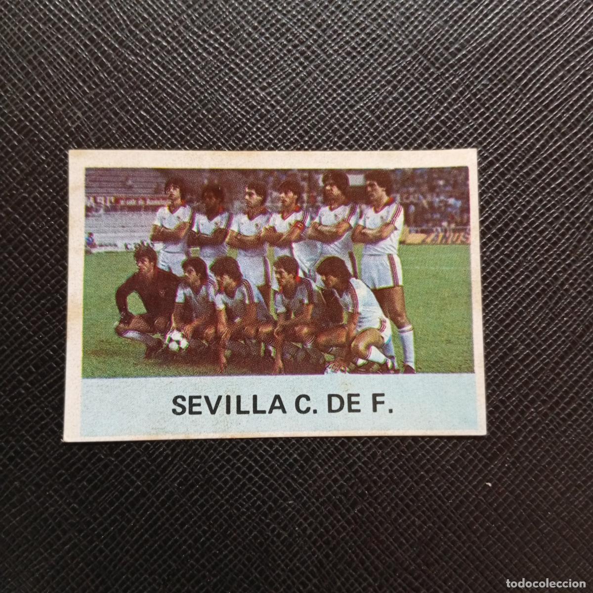 Football Stickers: ALINEACION SEVILLA MATEO MIRETE 1982 1983 CROMO FUTBOL 82 83 - DESPEGADO - A7 PG478