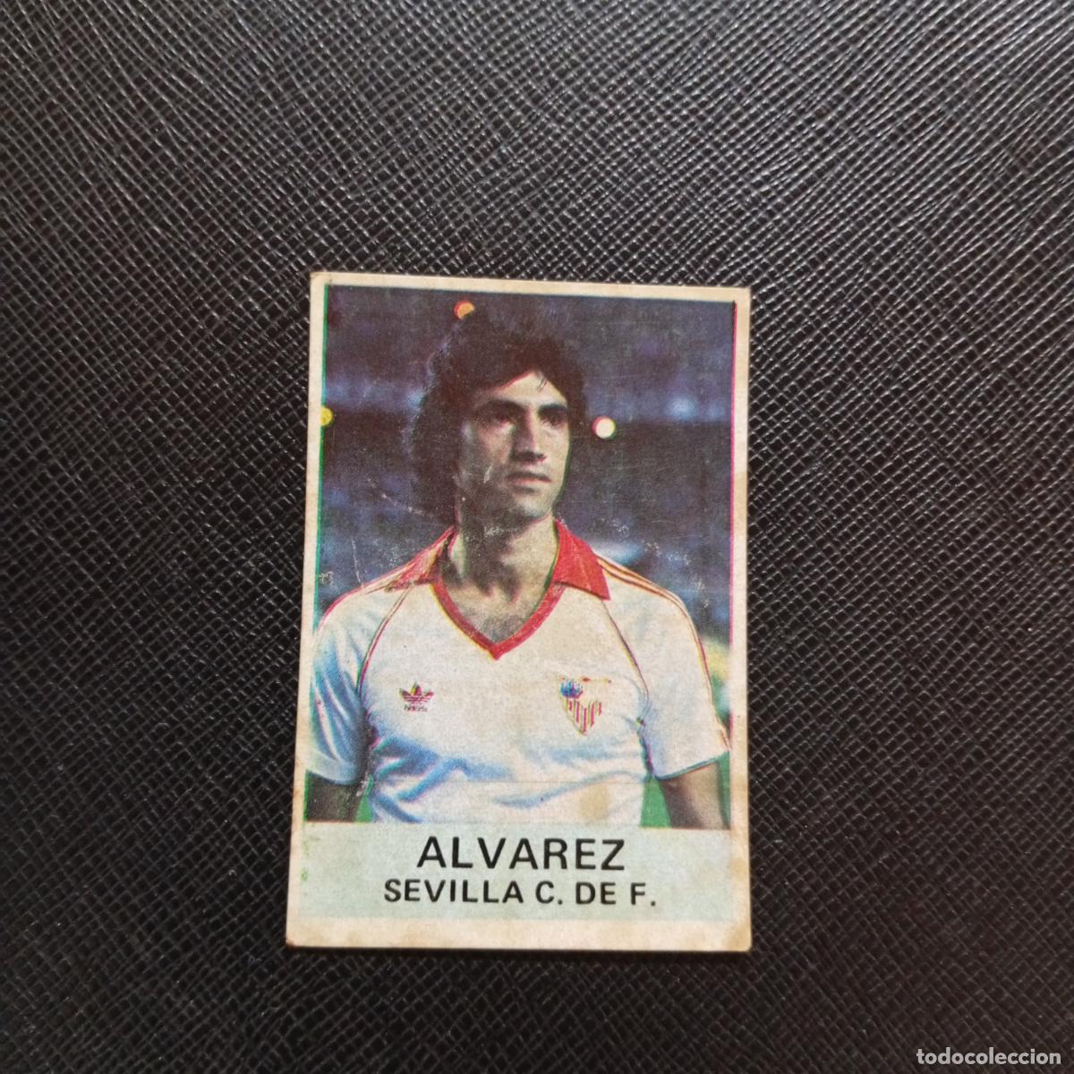 Football Stickers: ALVAREZ SEVILLA MATEO MIRETE 1982 1983 CROMO FUTBOL 82 83 - DESPEGADO - A7 PG487
