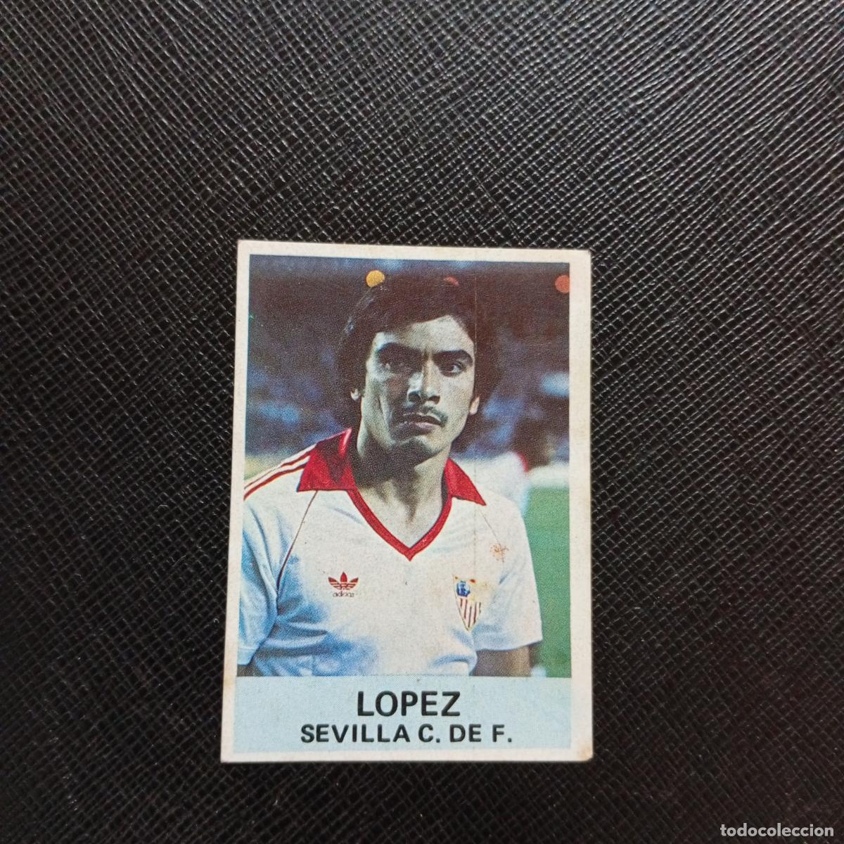 Football Stickers: LOPEZ SEVILLA MATEO MIRETE 1982 1983 CROMO FUTBOL 82 83 - DESPEGADO - A7 PG487