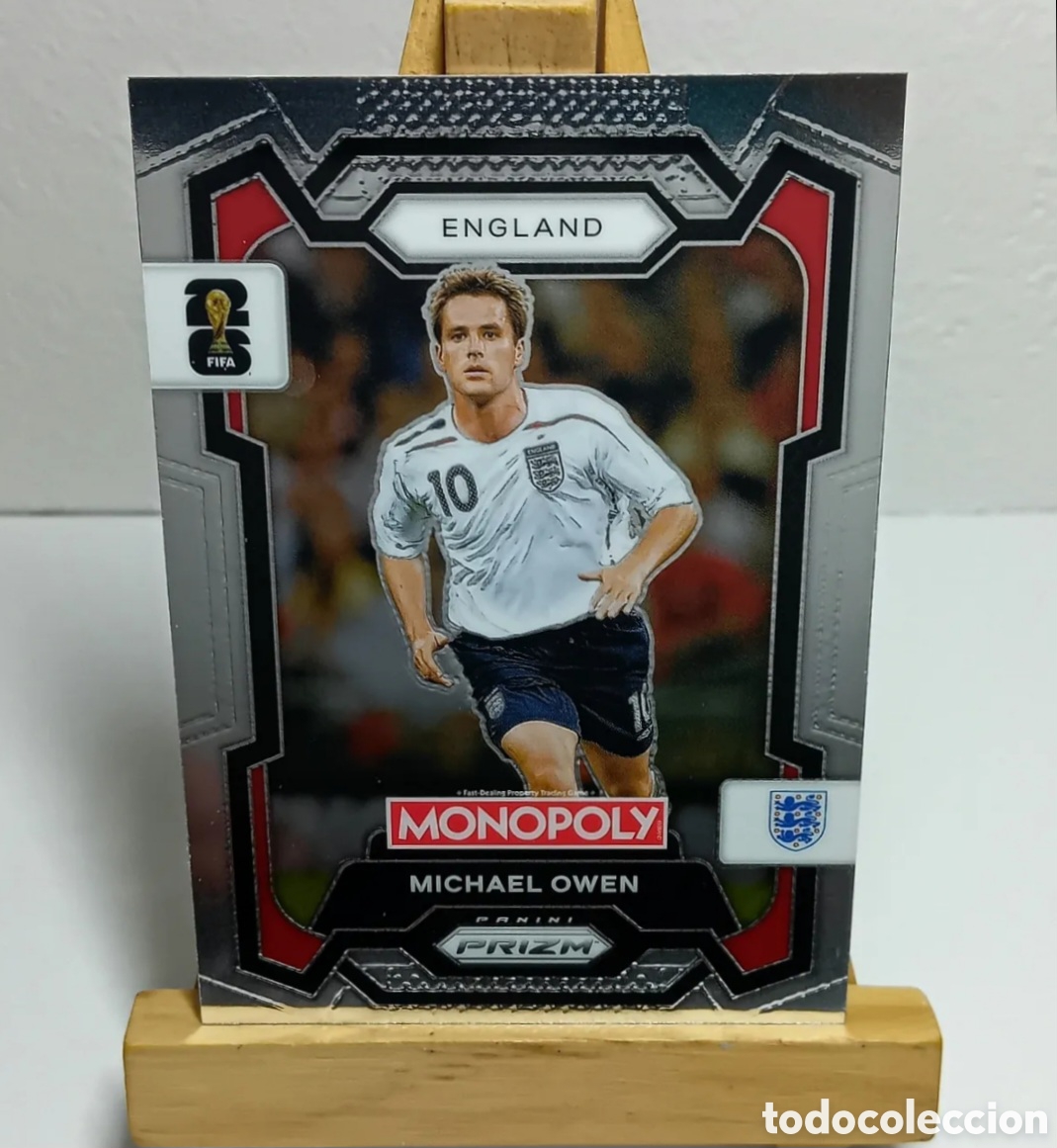 Football Stickers: MICHAEL OWEN 2026 INGLATERRA MONOPOLY PRIZM PANINI.