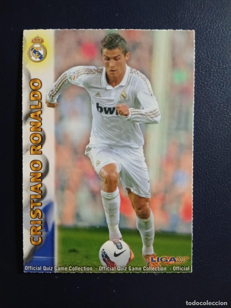 Cromos de f&uacute;tbol: 20 CRISTIANO RONALDO - MUNDICROMO QUIZ GAME FICHAS LIGA 2013 - REAL MADRID