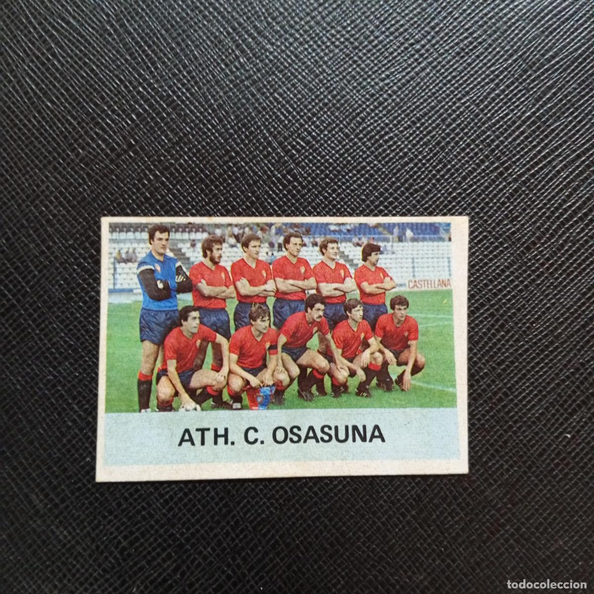 Cromos de f&uacute;tbol: ALINEACION OSASUNA MATEO MIRETE 1982 1983 CROMO FUTBOL 82 83 - DESPEGADO - A7 PG496