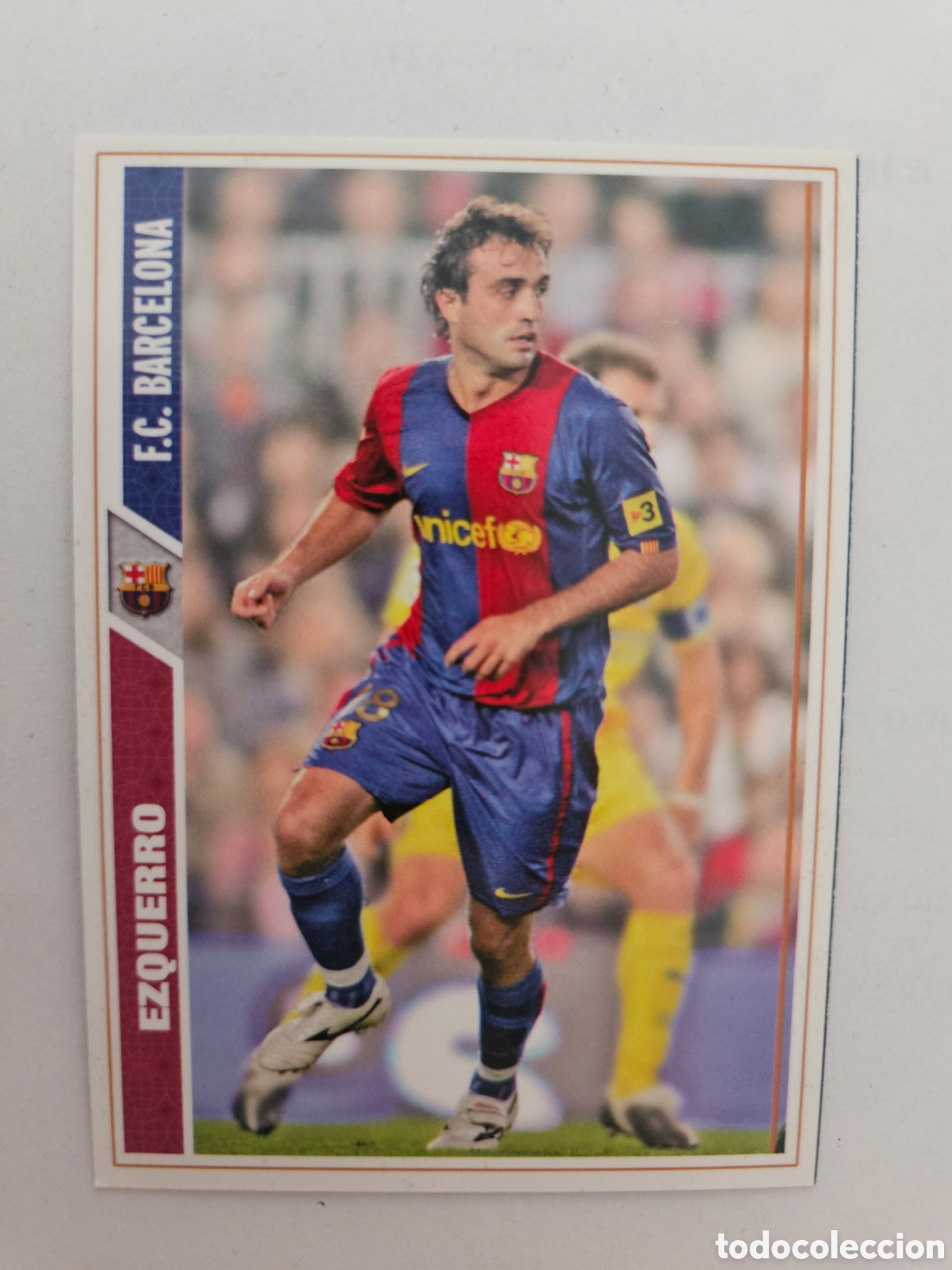 Cromos de f&uacute;tbol: MUNDICROMO FICHAS LIGA 2007 2008 / 07 08 - (FC BARCELONA) N&deg;623+ EZQUERRO
