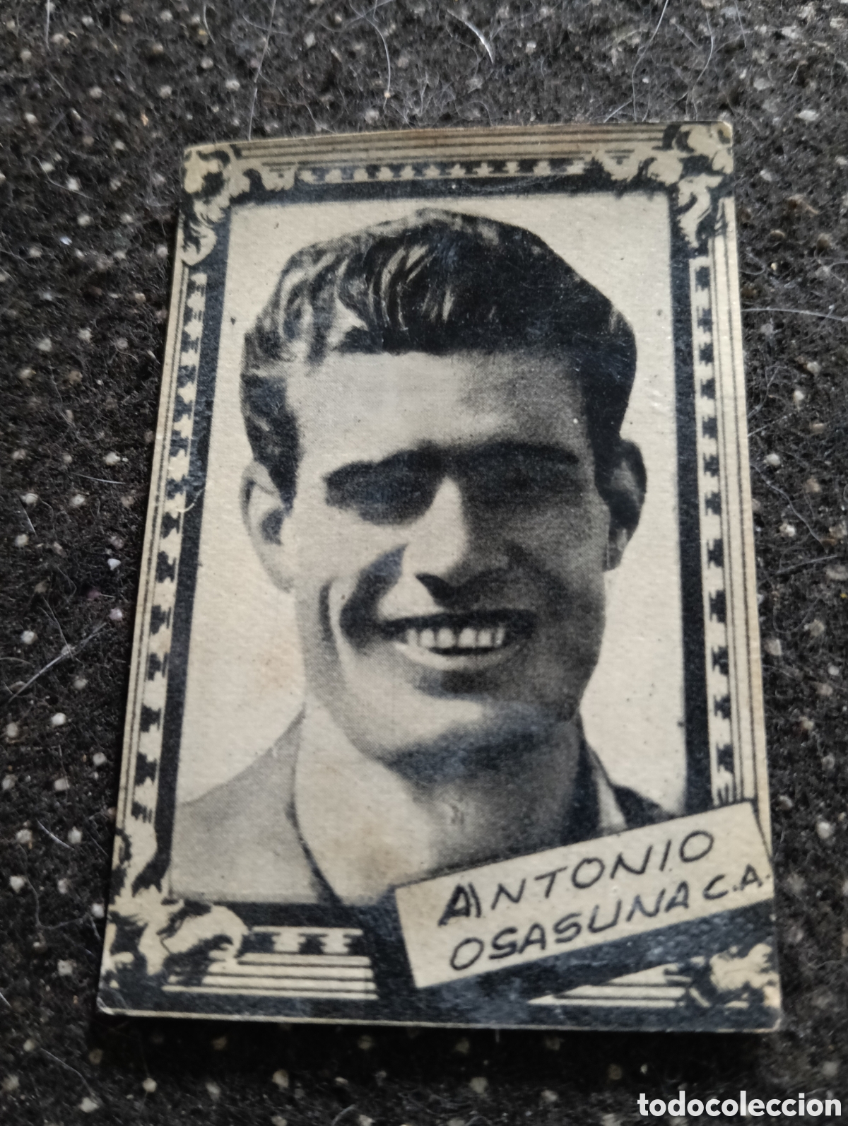 Cromos de f&uacute;tbol: ANTONIO - OSASUNA CLUB DE F&Uacute;TBOL- CROMO LIGA 1959 1960 - ALBUM FHER DISGRA, sin pegar, en muy buen e