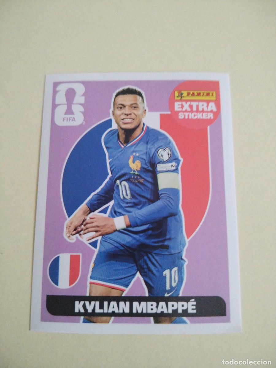 Cromos de f&uacute;tbol: CROMO MUNDIAL 2026 - EXTRA STICKER KYLIAN MBAPPE