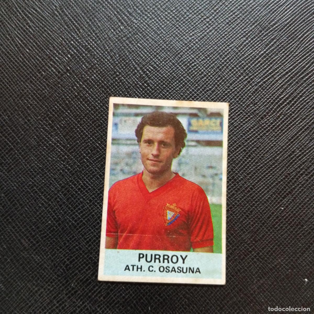 Cromos de f&uacute;tbol: PURROY OSASUNA MATEO MIRETE 1982 1983 CROMO FUTBOL 82 83 - DESPEGADO - A7 PG496