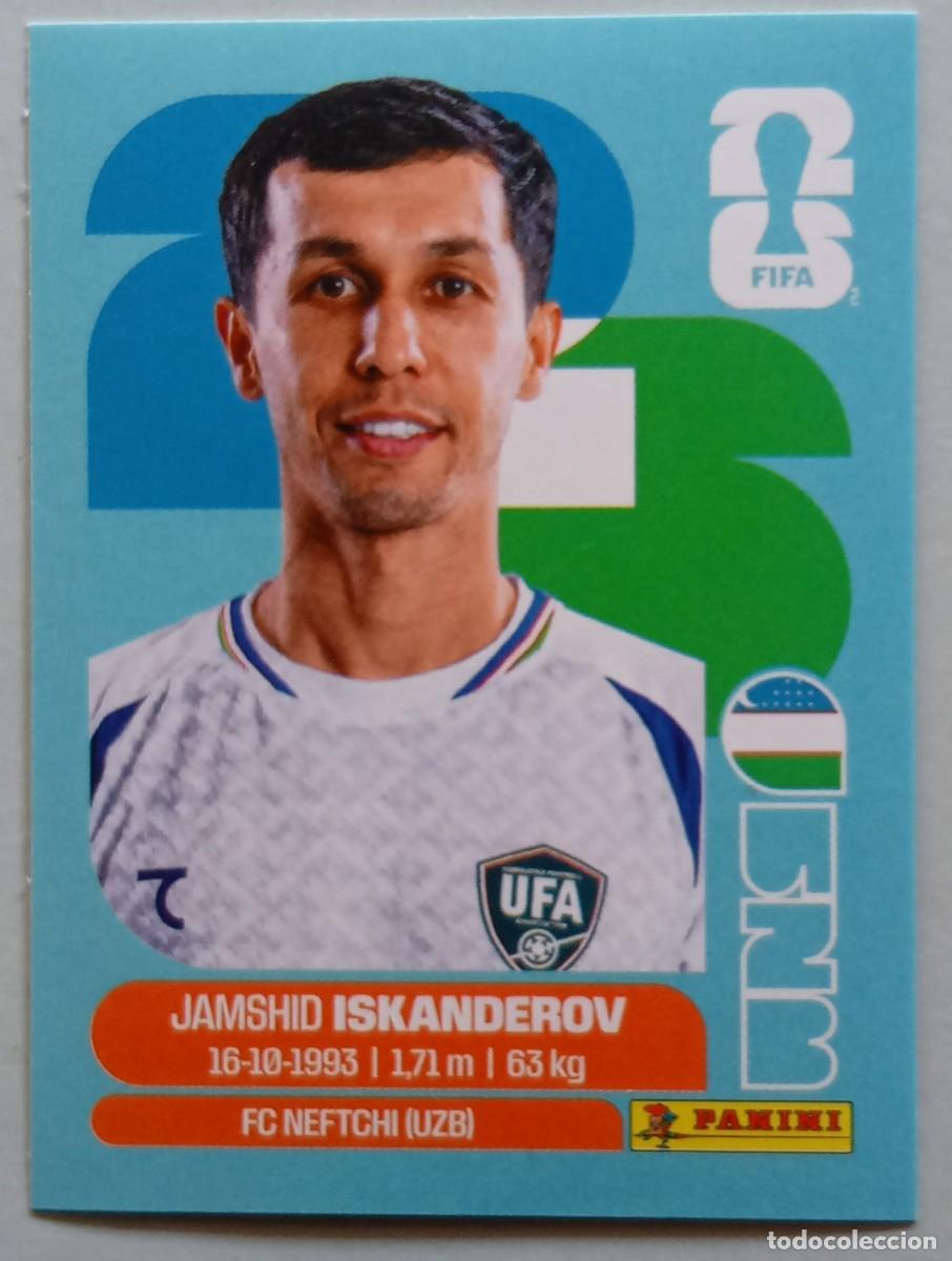 Cromos de f&uacute;tbol: Figurina Panini 2026 Cromo World Cup Usa Mundial 2026 Jamshid Iskanderov Uzbekistan n UZB 12