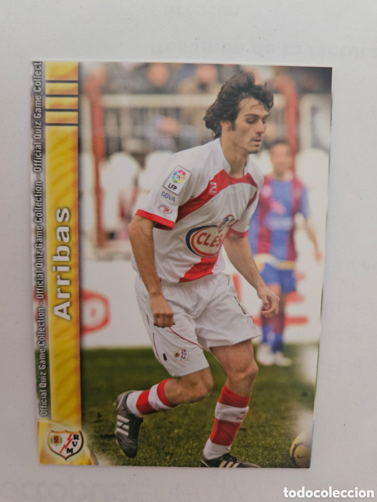 Cromos de f&uacute;tbol: MUNDICROMO PLATINUM 2010 #1242 ARRIBAS (RAYO VALLECANO)