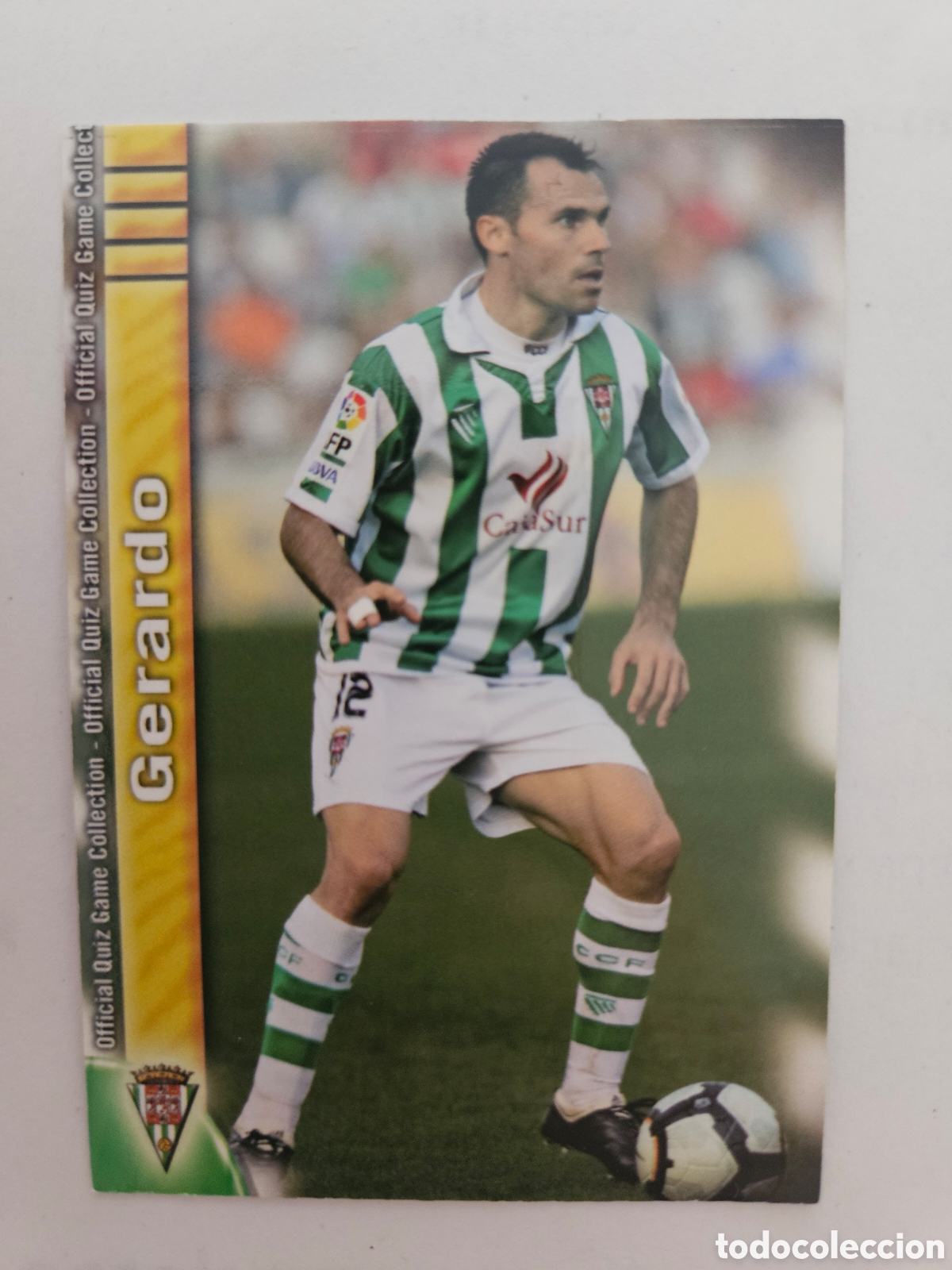 Cromos de f&uacute;tbol: 1267 GERARDO CORDOBA MUNDICROMO QUIZ GAME 2009 2010 FUTBOL CROMO 09 10