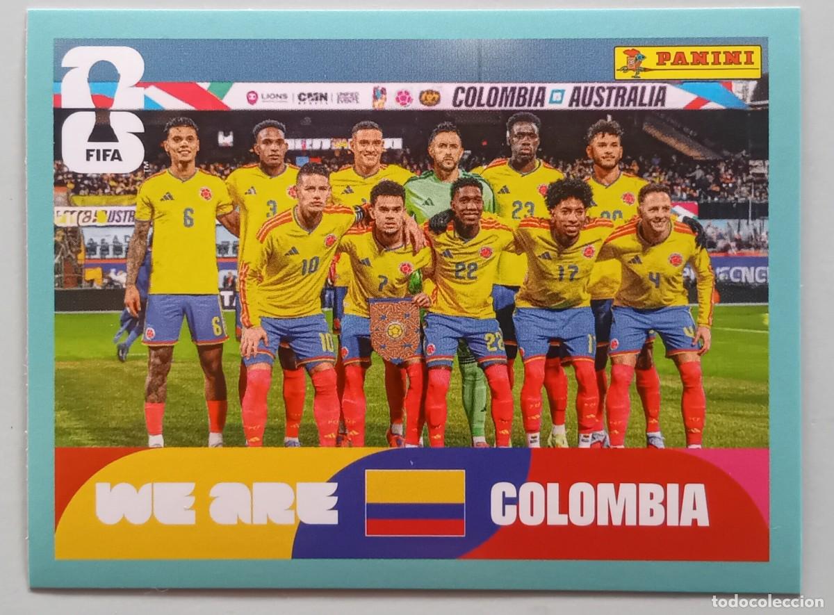 Cromos de f&uacute;tbol: Figurina Panini 2026 Cromo World Cup Usa Mundial 2026 squadra alineaci&oacute;n team Colombia n COL 13