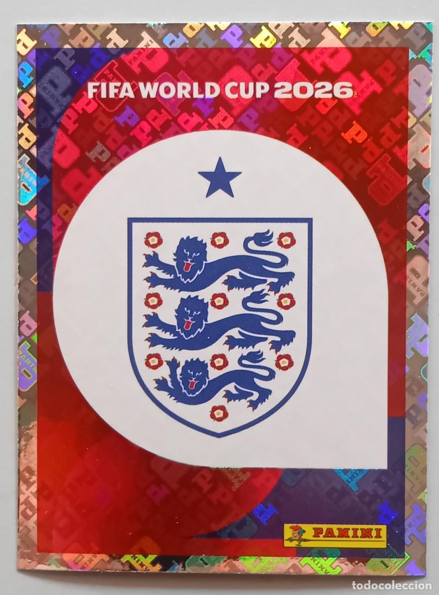 Cromos de f&uacute;tbol: Figurina Panini 2026 Cromo World Cup Usa Mundial 2026 scudetto escudo badge England n ENG 1