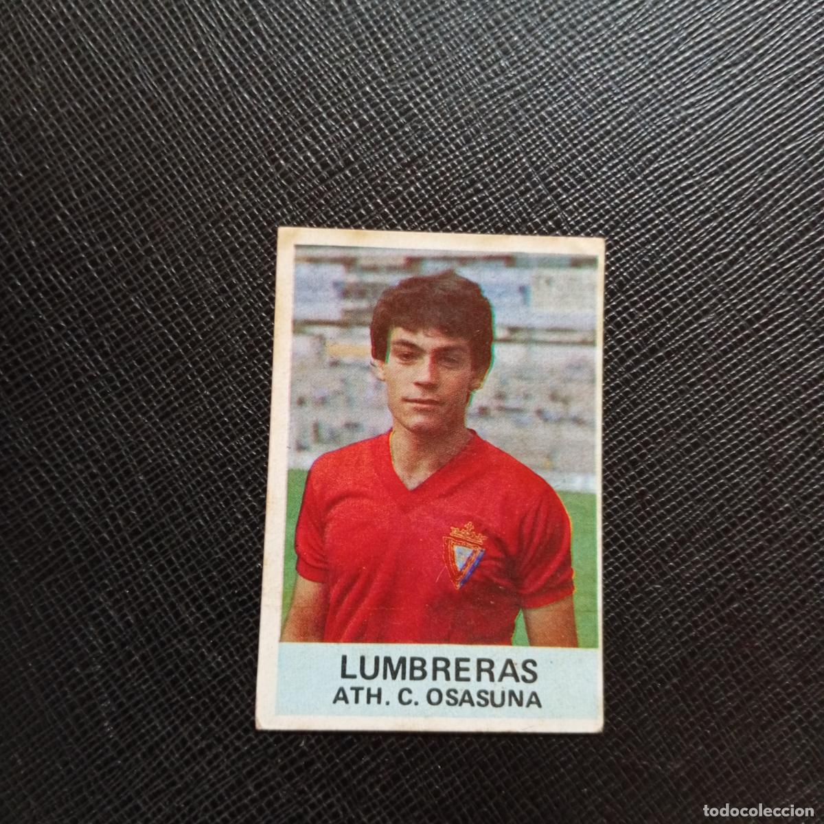 Cromos de f&uacute;tbol: LUMBRERAS OSASUNA MATEO MIRETE 1982 1983 CROMO FUTBOL 82 83 - DESPEGADO - A7 PG514