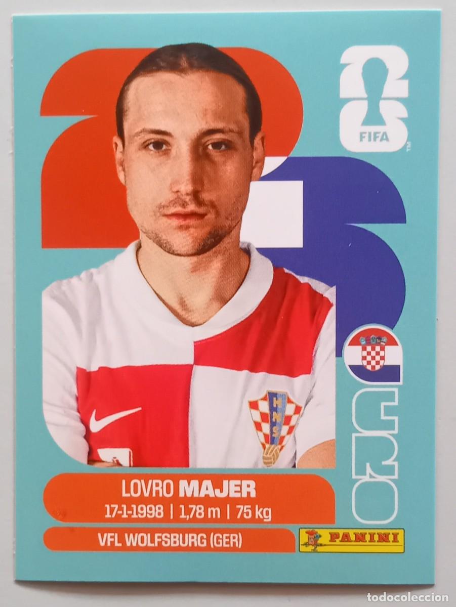 Cromos de f&uacute;tbol: Figurina Panini 2026 Cromo World Cup Usa Mundial 2026 Lovro Majer Croatia n CRO 12