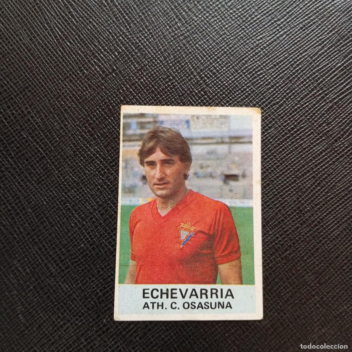 Cromos de f&uacute;tbol: ECHEVARRIA OSASUNA MATEO MIRETE 1982 1983 CROMO FUTBOL 82 83 - DESPEGADO - A7 PG514