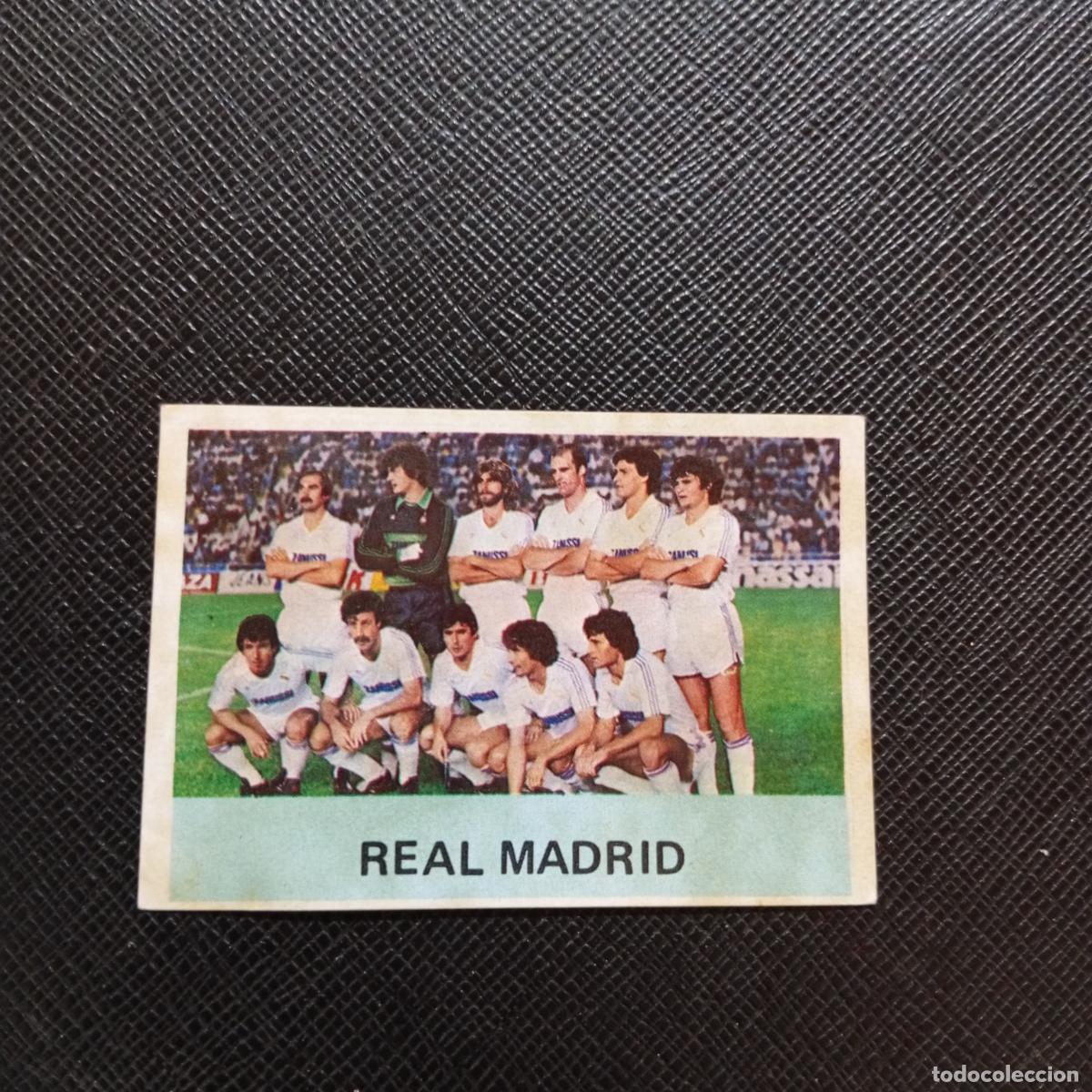 Cromos de f&uacute;tbol: ALINEACION REAL MADRID MIRETE 1982 1983 CROMO FUTBOL 82 83 - DESPEGADO - A7 PG514 VERSION BLANCO