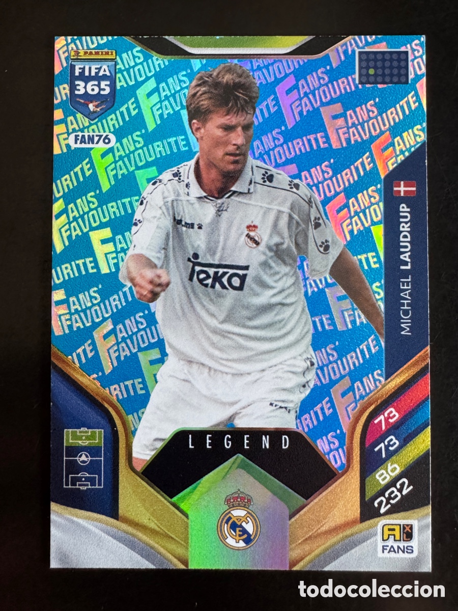 Cromos de f&uacute;tbol: Laudrup FAN76 Azul Real Madrid FIFA 365 2026