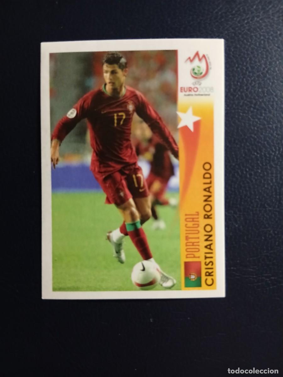 Cromos de f&uacute;tbol: 509 CRISTIANO RONALDO PORTUGAL REAL MADRID PANINI &reg; UEFA EURO 2008 EUROCOPA 08 SIN PEGAR
