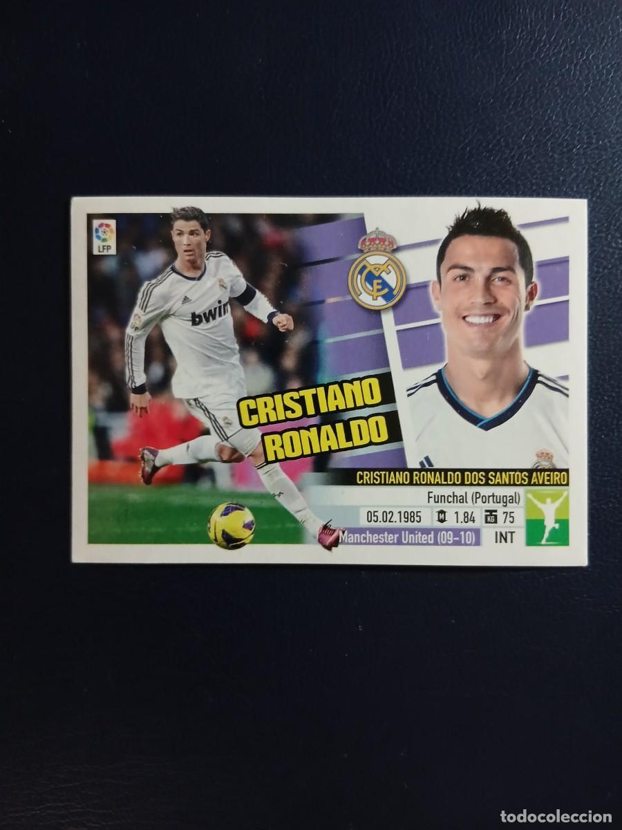 Cromos de f&uacute;tbol: CRISTIANO RONALDO N&ordm; 15 (REAL MADRID) LIGA ESTE 2013 2014 PANINI 13 14 (SIN PEGAR)