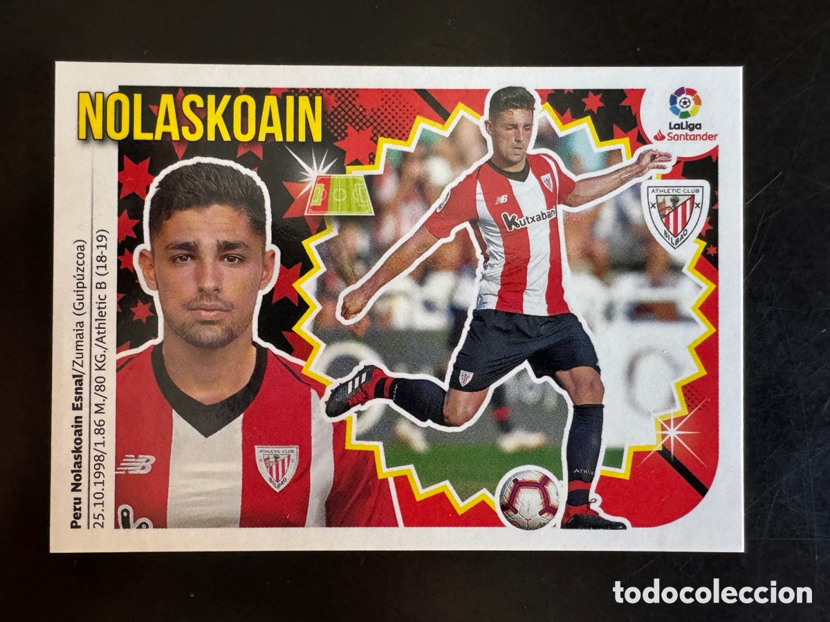 Cartes &agrave; collectionner de Football: Nolaskoin 6 Bis Athletic Liga Este 2018/19