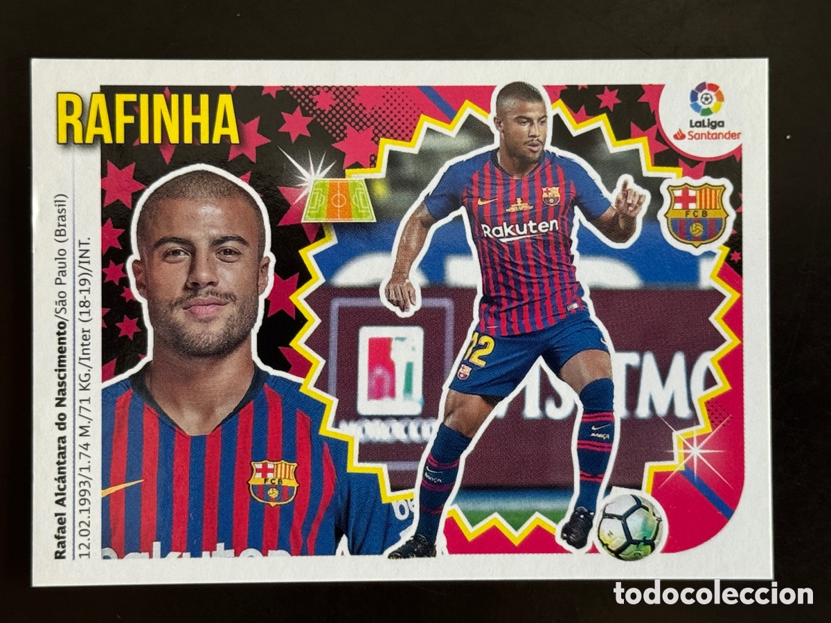 Cromos de f&uacute;tbol: Rafinha 11 Bis Barcelona Liga Este 2018/19