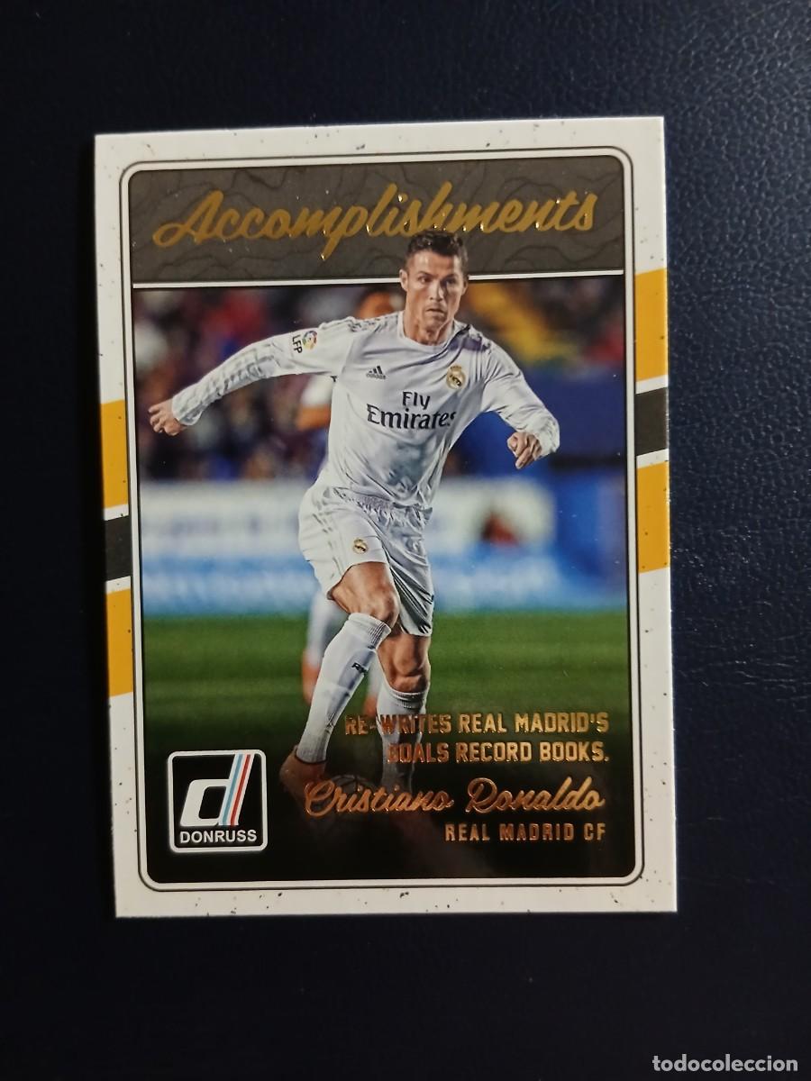 Cromos de f&uacute;tbol: ACCOMPLISHMENTS CRISTIANO RONALDO REAL MADRID PANINI USA DONRUSS SOCCER 16 17 2016 2017