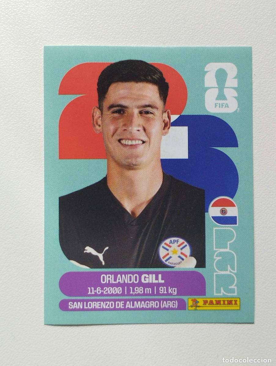 Cromos de f&uacute;tbol: CROMO STICKER WORLD CUP 2026 MUNDIAL 26 PANINI PARAGUAY PAR3 PAR 3 ORLANDO GILL